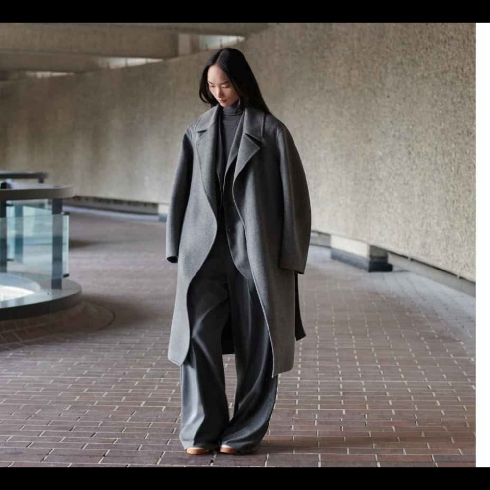 Uniqlo C Wool Blend Coat Size Small